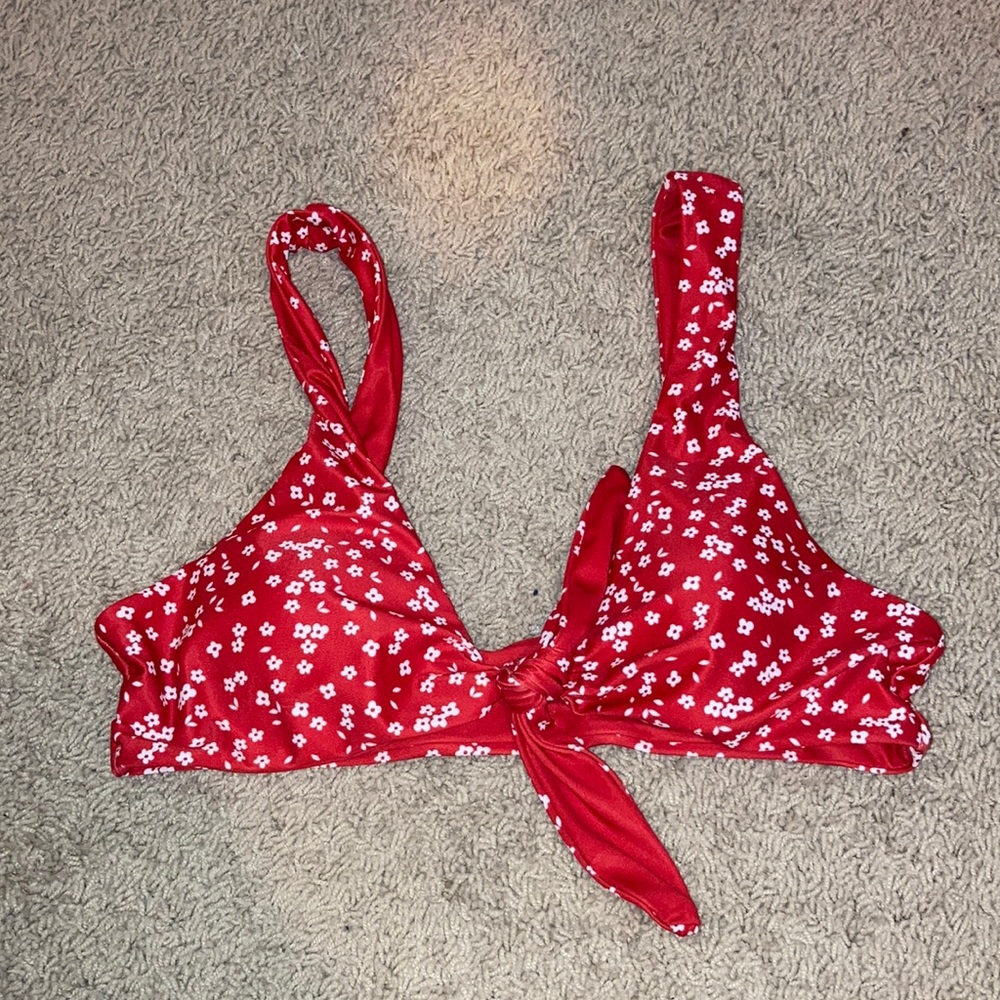 Red bathing suit